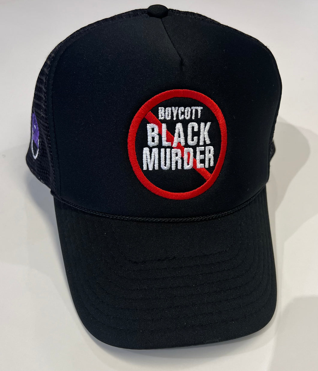 Boycott Black Murder Trucker Hat
